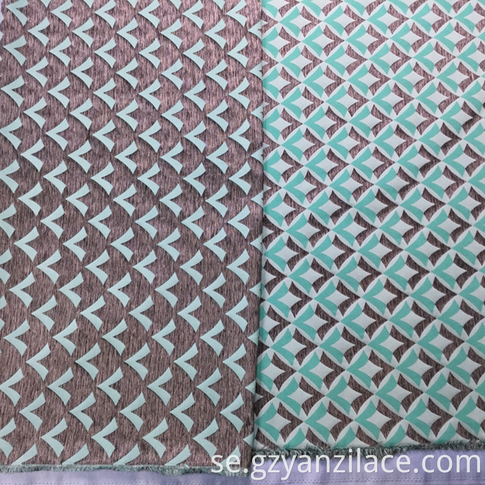 Jacquard Lace Geometric